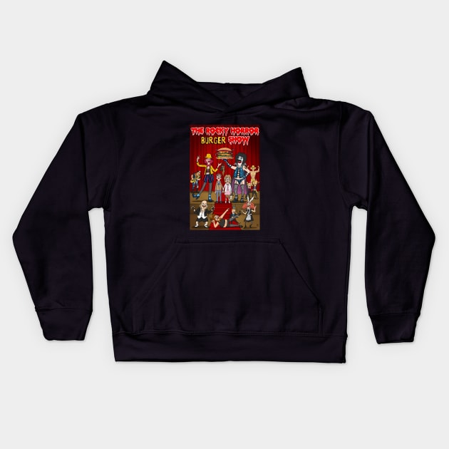 The Rocky Horror Burger Show Kids Hoodie by AtomicMadhouse